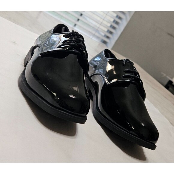 New Joseph & Feiss Men's Black Wedding Formal Tuxedo Dress Shoes NWT - Picture 6 of 11